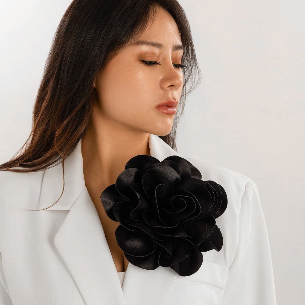DIY 3D Large Fabric Flower Bro - огляд і ціна Applique Patch Flower