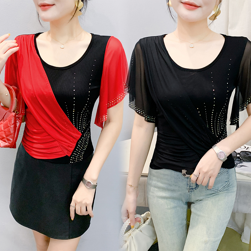 2025 Summer Women's Mesh Top:  - огляд і ціна Beaded Trim Fringe