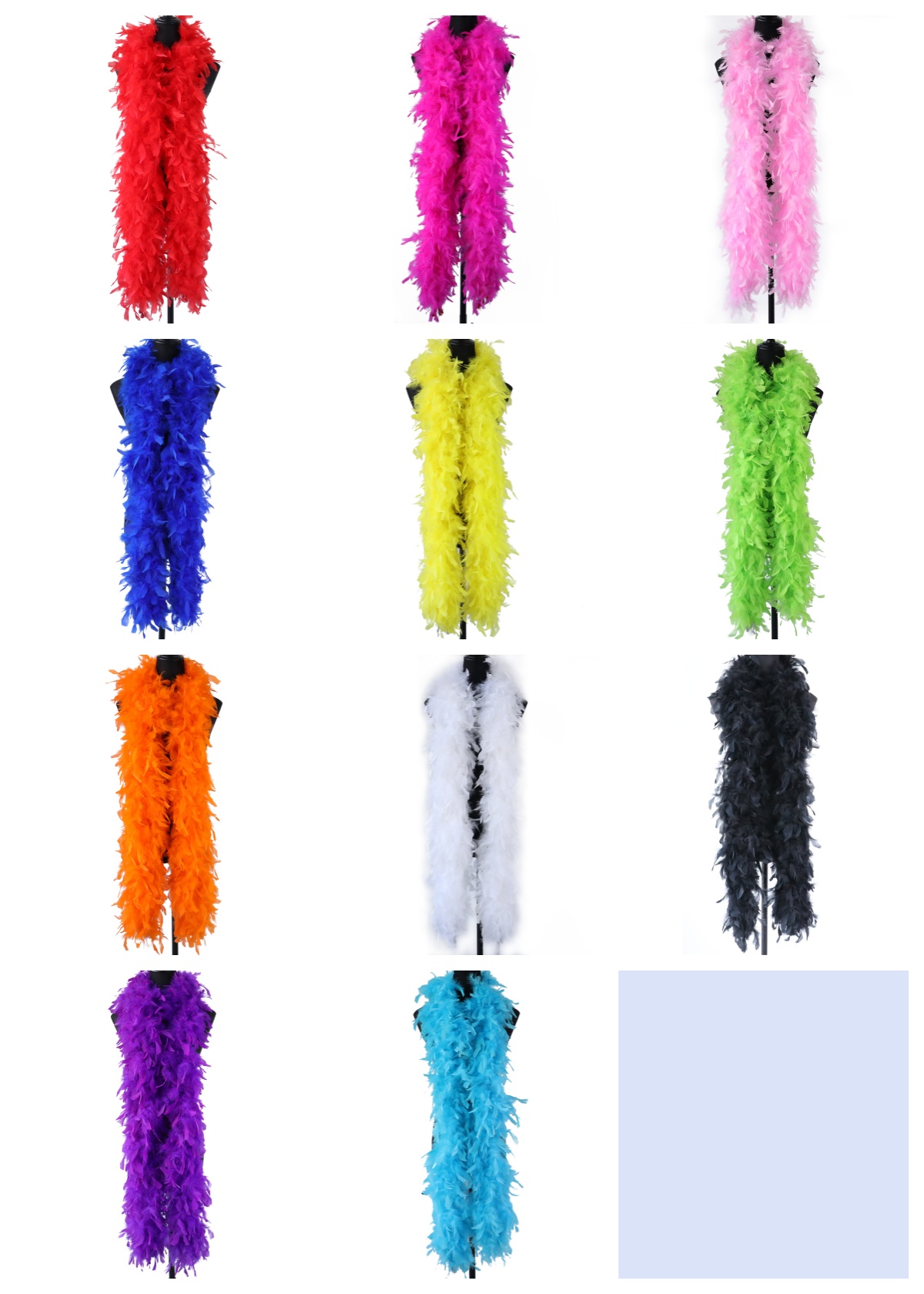 2m 90g Turkey Feather Boa Mara - огляд і ціна Feather Trim Marabou