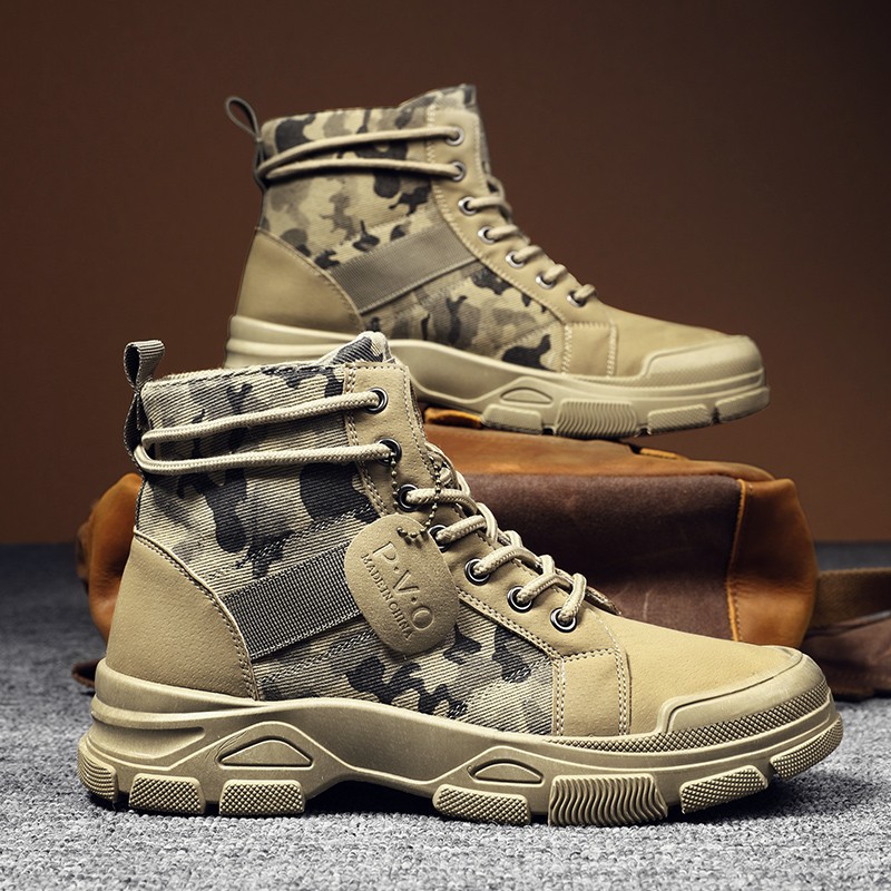 High-Top Boots for Men Autumn  - огляд і ціна Guipure Lace Panel