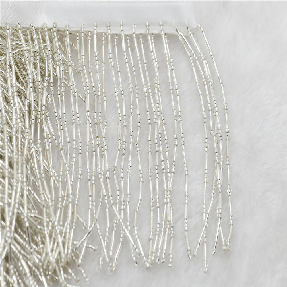 1yard 10cm wide glass Beaded F - огляд і ціна Beaded Trim Fringe