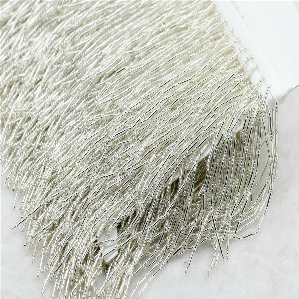 1yard 10cm wide glass Beaded F - огляд і ціна Beaded Trim Fringe