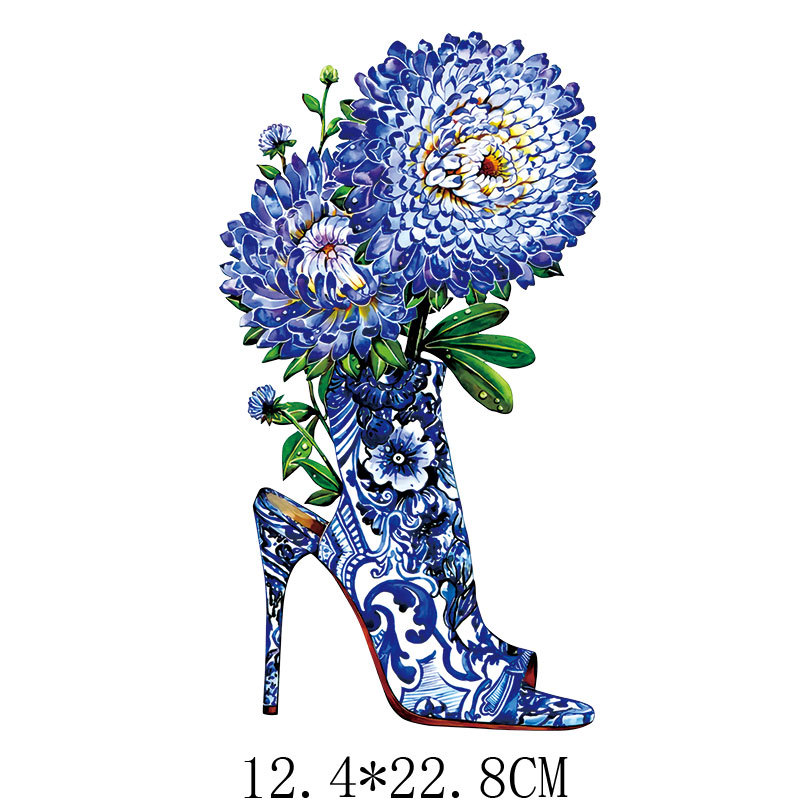 High heels flowers Iron On Pat - огляд і ціна Applique Patch Flower