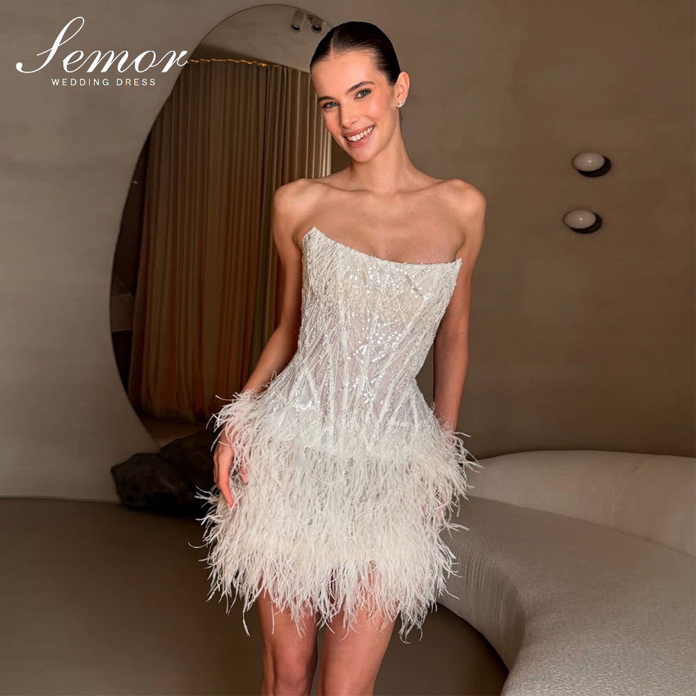 Semor Exquisite Short Wedding  - огляд і ціна Tassel Fringe Trim