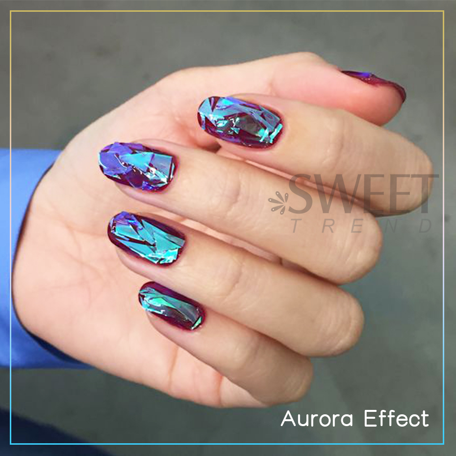 8/10pcs Holographic Aurora Fil - огляд і ціна Glitter Vinyl Roll